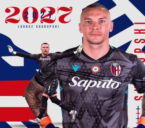 官方：博洛尼亚续约斯科鲁普斯基