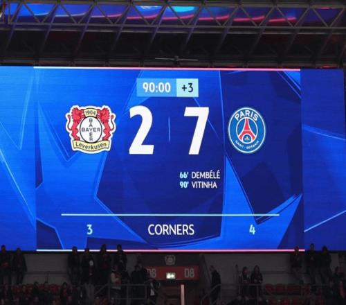 欧冠疯狂一夜！9场造43球史上第2去年4强队狂胜+意甲冠军被揍26