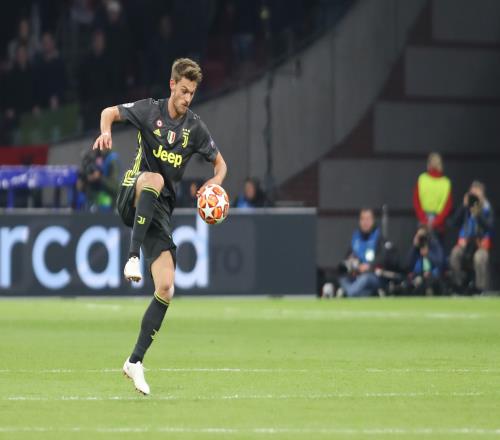 冬窗召回尤文租将鲁加尼代表阿贾克斯出场611分钟，期间0丢球