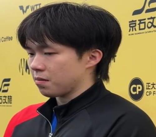 王楚钦：自己可以清晰看到发球没有遮挡，不会被场外因素干扰