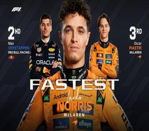 F1阿塞拜疆三练：诺里斯全场最快，汉密尔顿P4，勒克莱尔P10