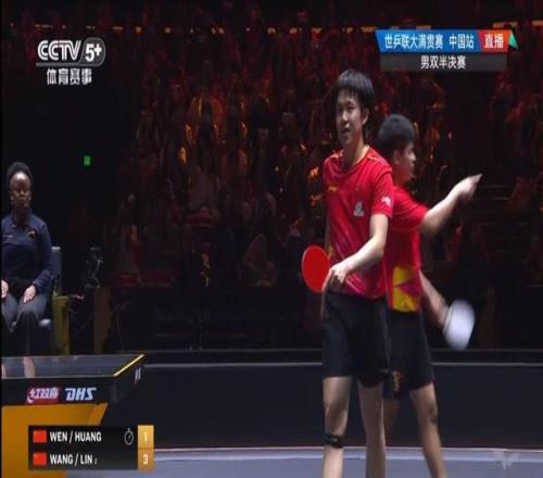 王楚钦林诗栋打进决赛国乒提前包揽WTT中国大满贯男双冠亚军