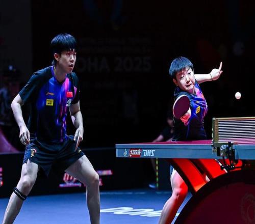 王楚钦孙颖莎混双首秀，下一轮迎战队友陈垣宇蒯曼