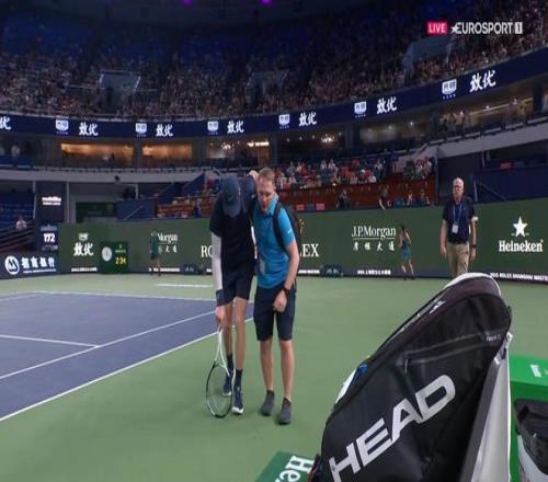 辛纳决胜盘因伤退赛，格里克斯普尔晋级上海大师赛第四轮