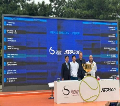 中网男单签表：布云朝克特首轮对阵德米纳尔，辛纳首轮将战西里奇