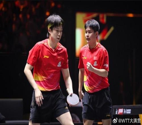 王楚钦林诗栋30战胜徐瑛彬袁励岑，晋级中国大满贯男双四强