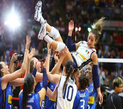 意大利队二度加冕女排世锦赛冠军