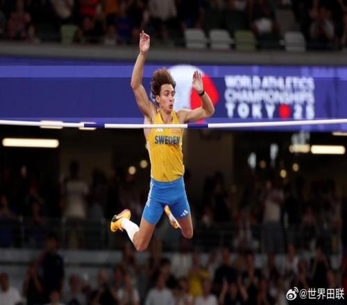 6米30！杜普兰蒂斯第14次打破男子撑竿跳世界纪录