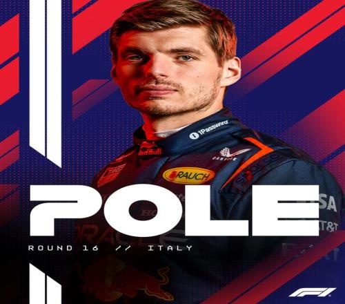 F1意大利排位赛：维斯塔潘破纪录夺杆，诺里斯P2，勒克莱尔P4