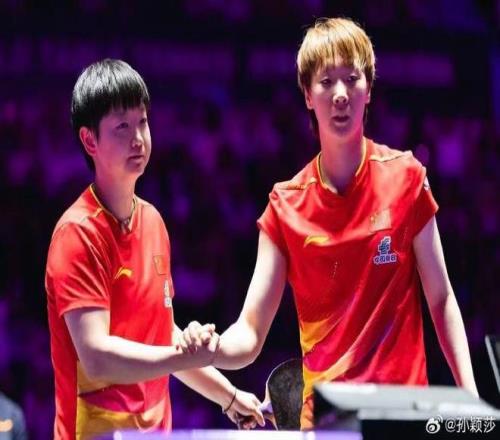 孙颖莎：和曼昱的决赛一如既往的激烈和酣畅，是一次难忘的经历