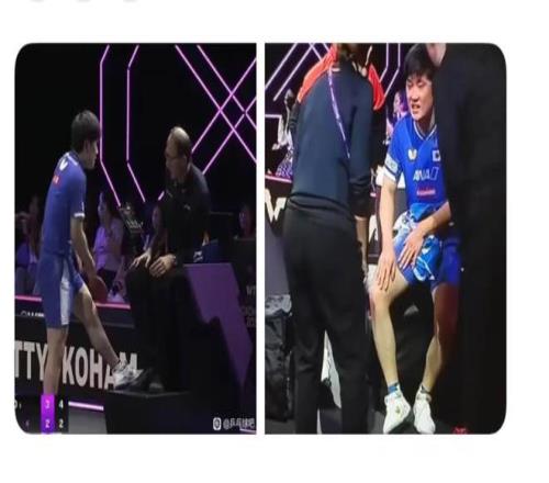 张本智和中文回应医疗暂停：站起来膝盖扭到了，后面有点坚持不住