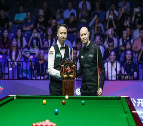 中国首位！肖国栋109加里威尔逊，卫冕斯诺克武汉赛冠军