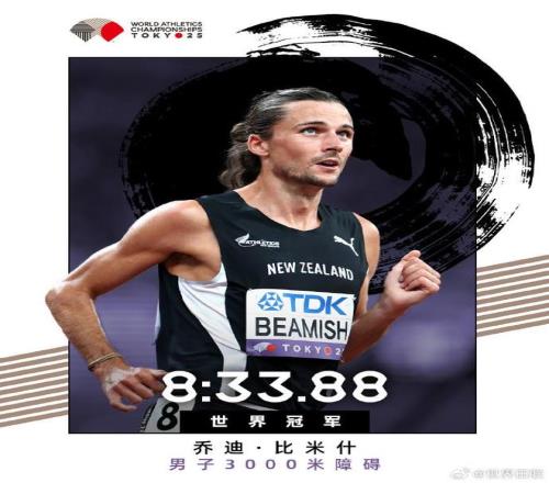 男子3000米障碍赛：比米什冲刺绝杀，以0.07秒微弱优势夺冠