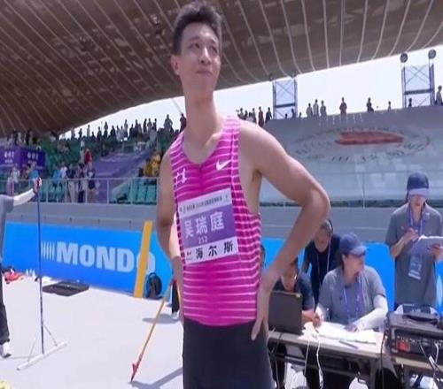 男子三级跳远：吴瑞庭跳出17.68米，打破尘封16年亚洲纪录夺冠