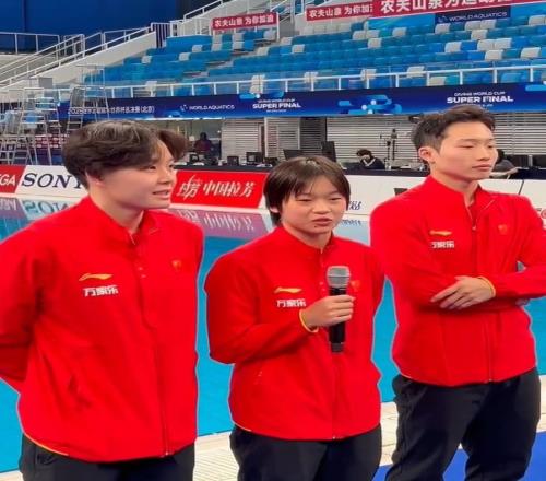 全红婵回答小朋友提问：遇到困难多与教练、队友沟通，就能想开了