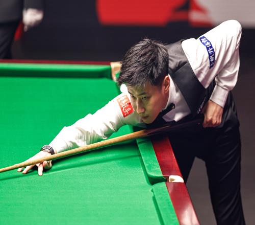 连胜八局！斯诺克世锦赛半决赛：赵心童第二阶段124奥沙利文