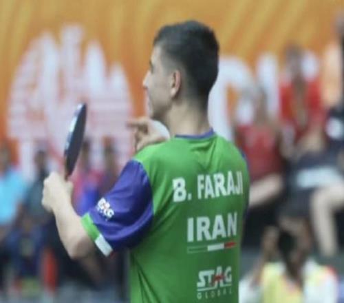 15岁小孩哥！伊朗选手法拉吉去年战胜王楚钦，今年赢下林诗栋