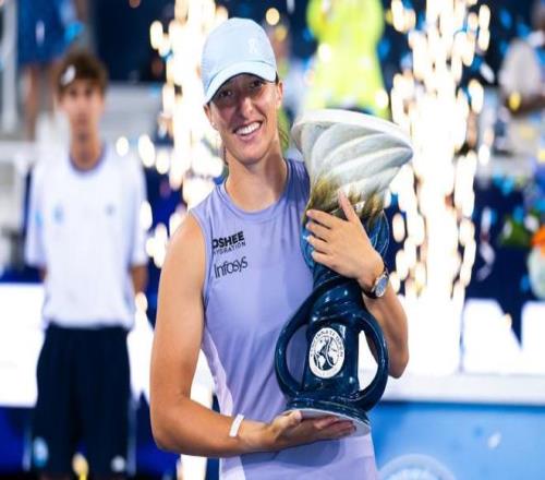 斯瓦泰克生涯奖金来到4294万美元，成为WTA历史第二人