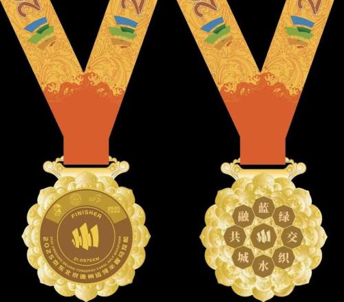 下周日开跑，通州运河半程马拉松路线、完赛奖牌、参赛服发布